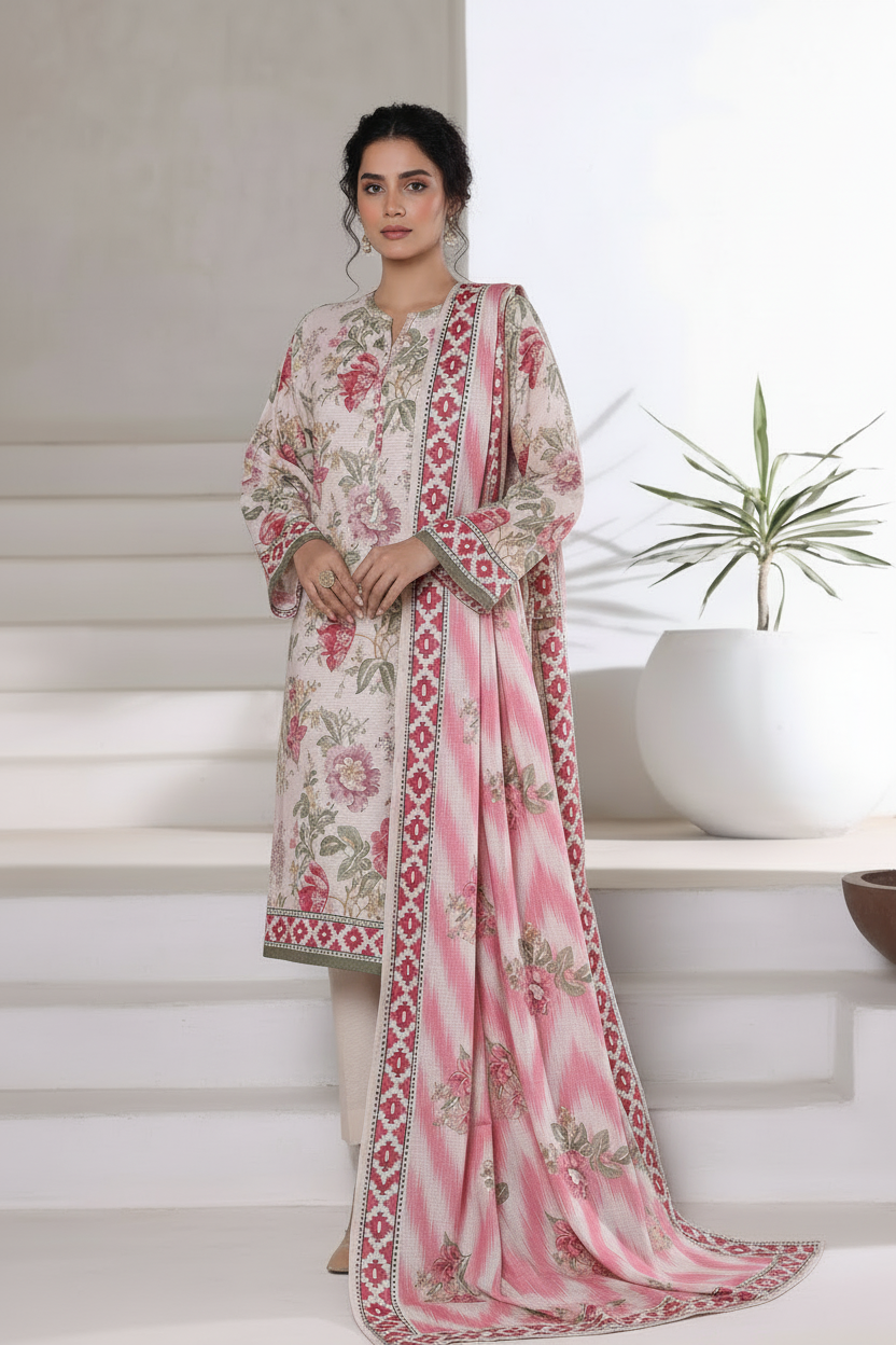 Sada Bahar Khaddar 3 Piece Suit SBA227