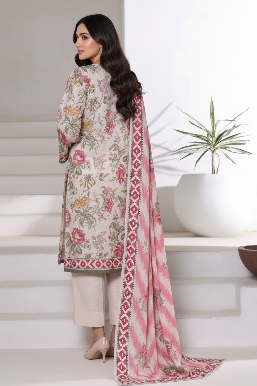 Sada Bahar Khaddar 3 Piece Suit SBA227