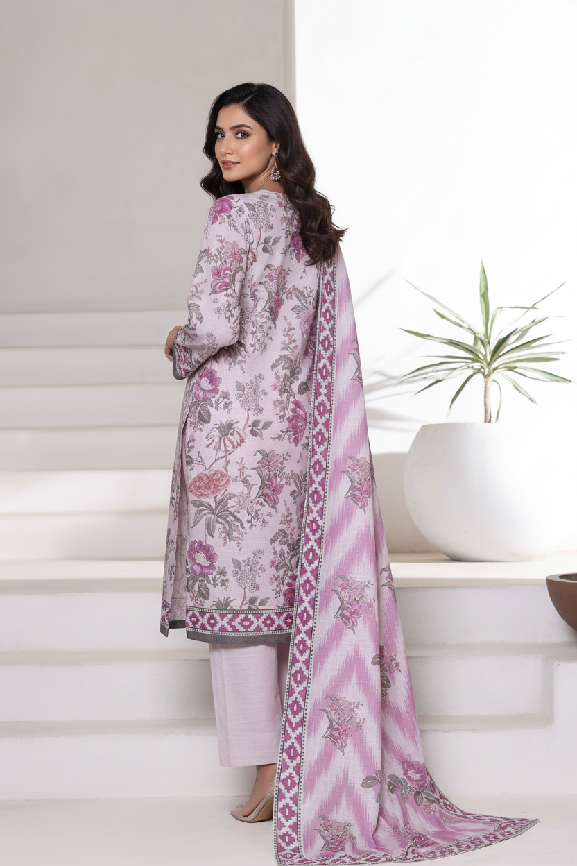 Sada Bahar Khaddar 3 Piece Suit SBA225