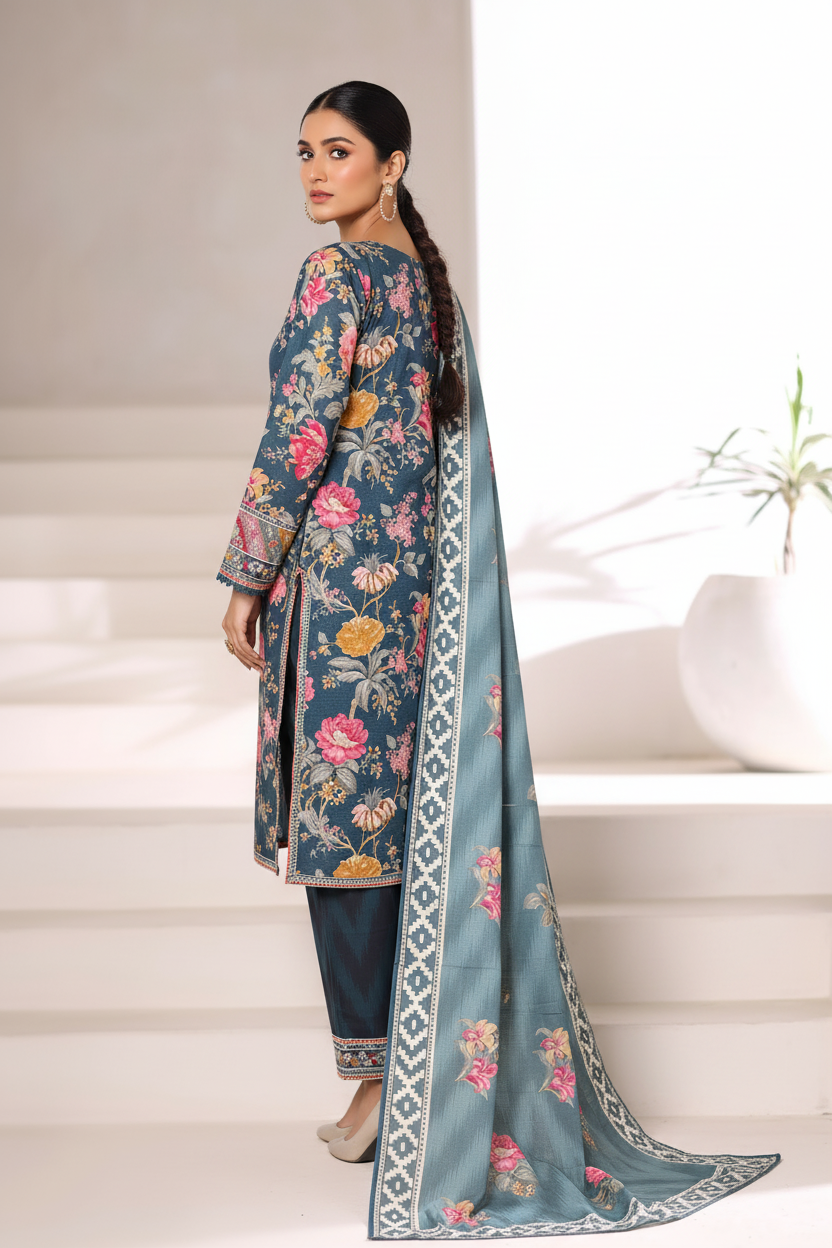 Sada Bahar Khaddar 3 Piece Suit SBA240