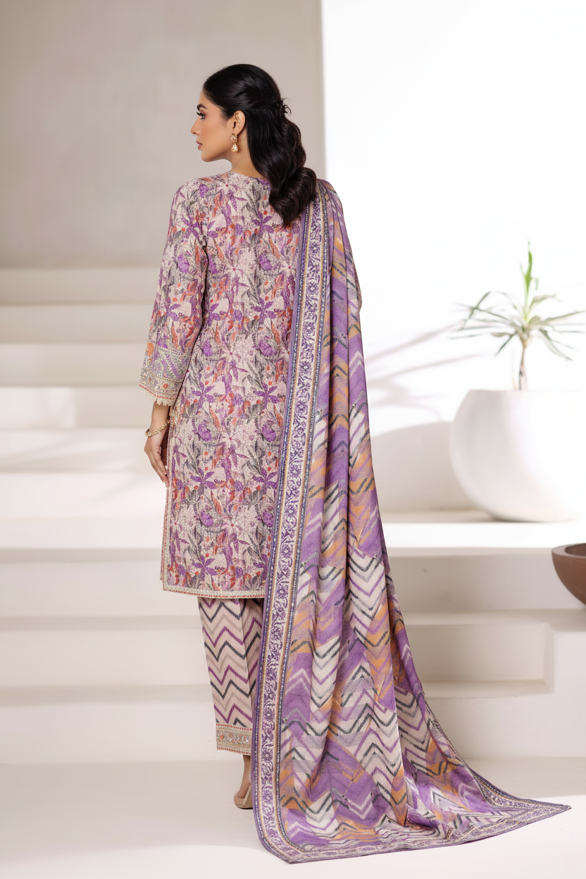 Sada Bahar Khaddar 3 Piece Suit SBA242