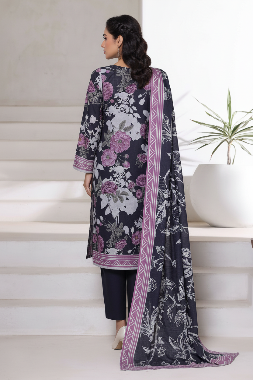 Sada Bahar Khaddar 3 Piece Suit SBA228