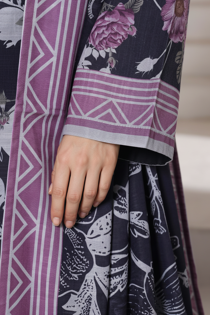 Sada Bahar Khaddar 3 Piece Suit SBA228