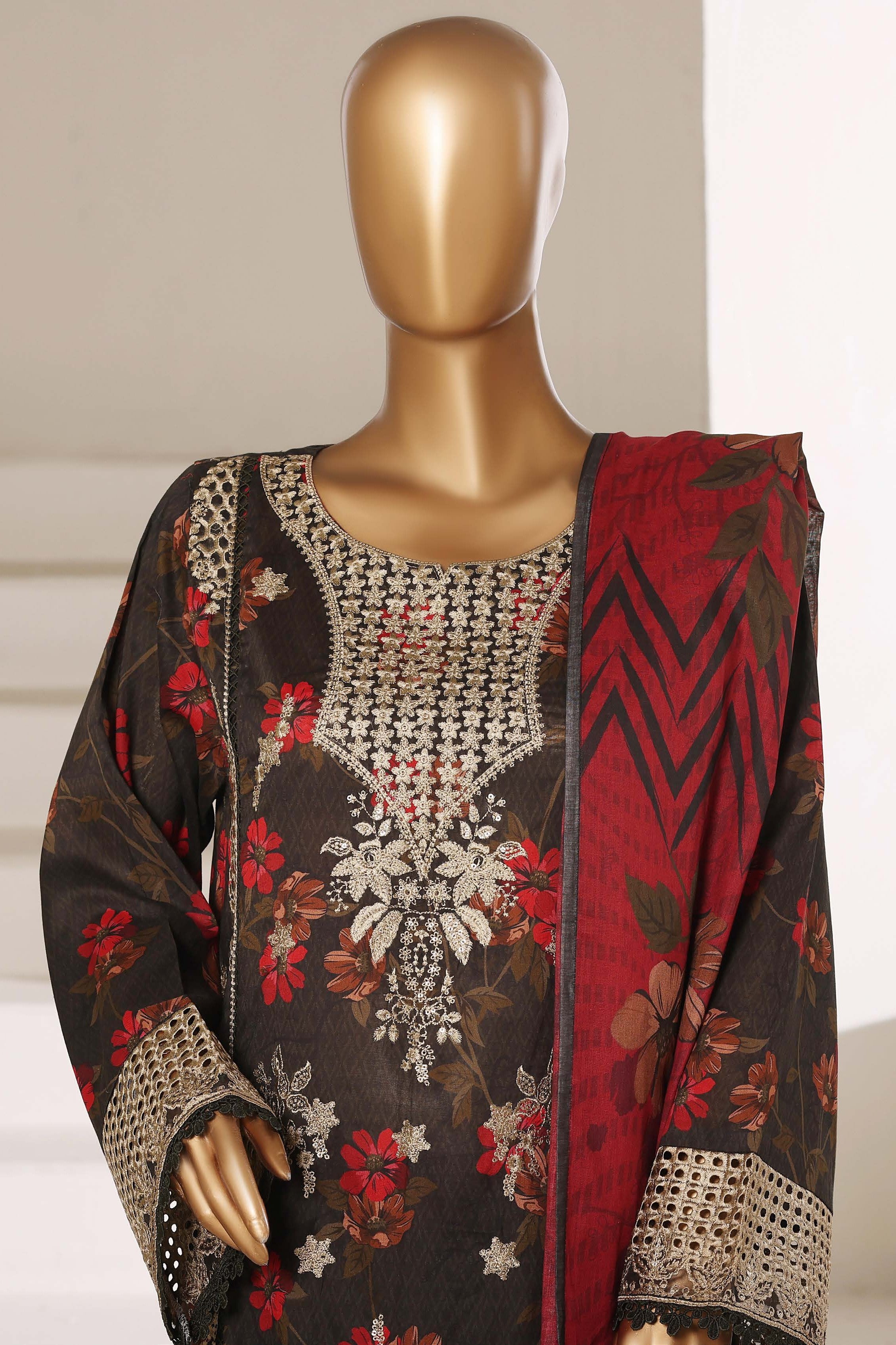 Sada Bahar Festive Embroidered Lawn Suit SBA261