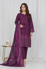 Sada Bahar Chikankari Embroidered Khaddar 3 Piece Suit SBA138