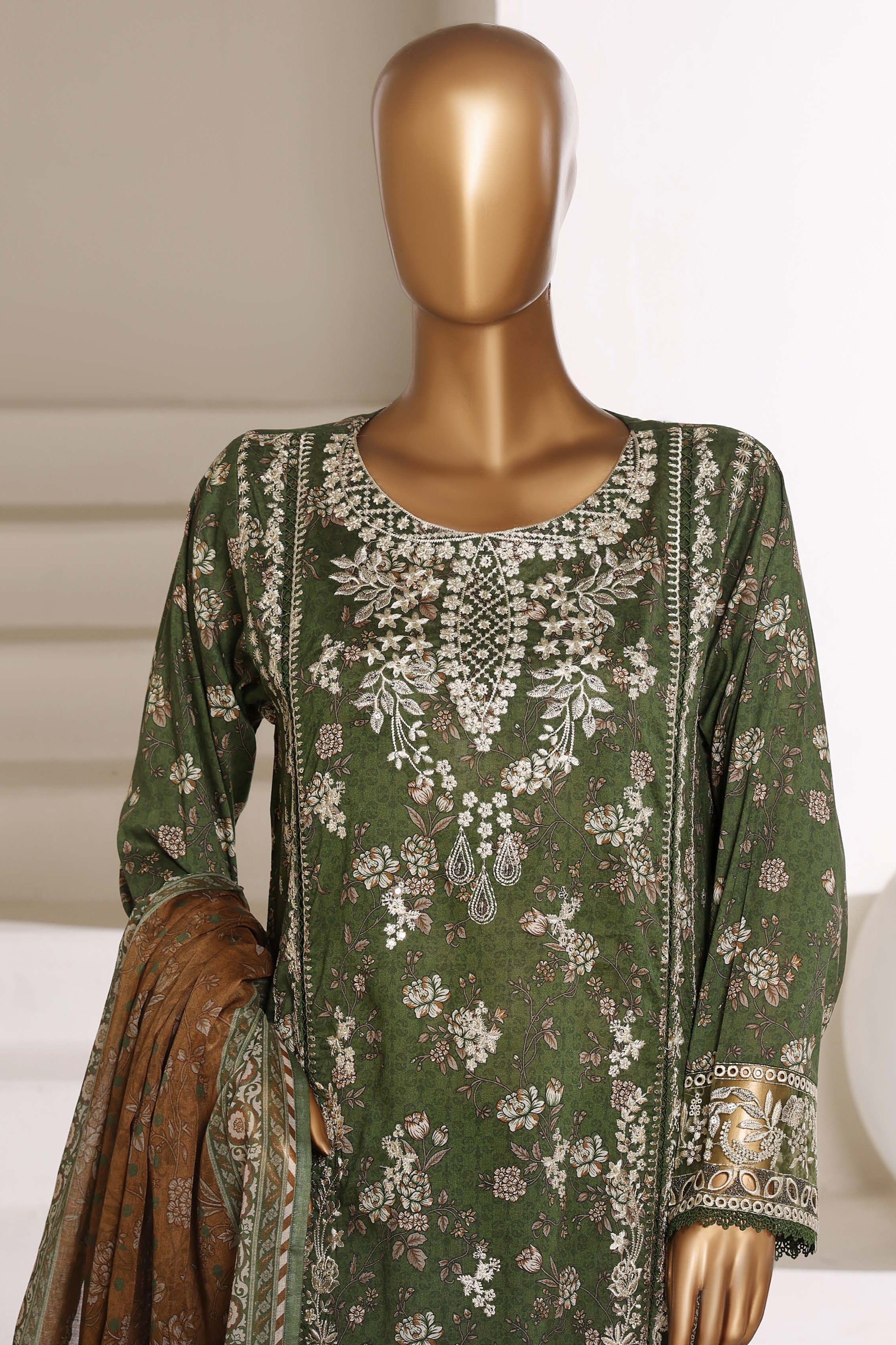 Sada Bahar Festive Embroidered Lawn Suit SBA257
