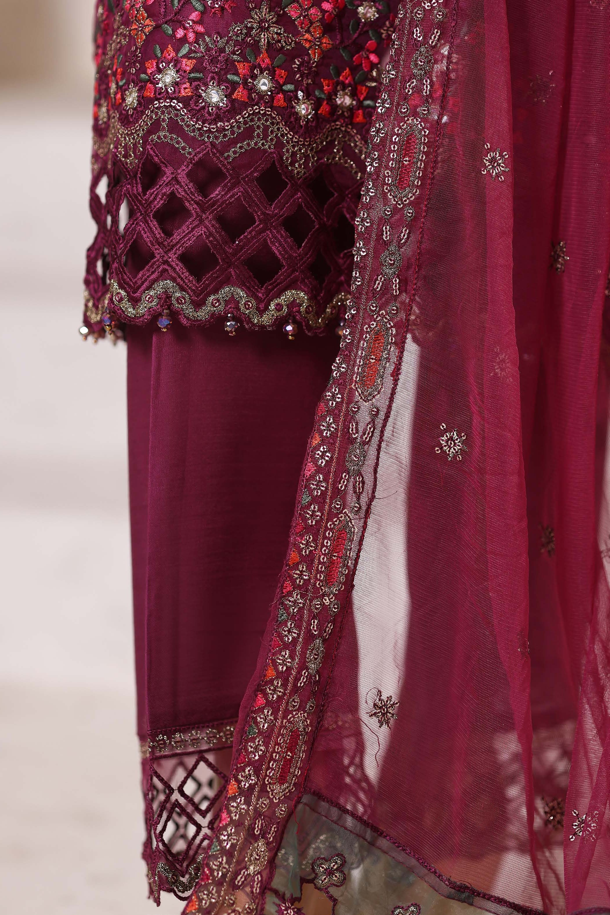 Sada Bahar Embellished Organza Party Wear SBA231