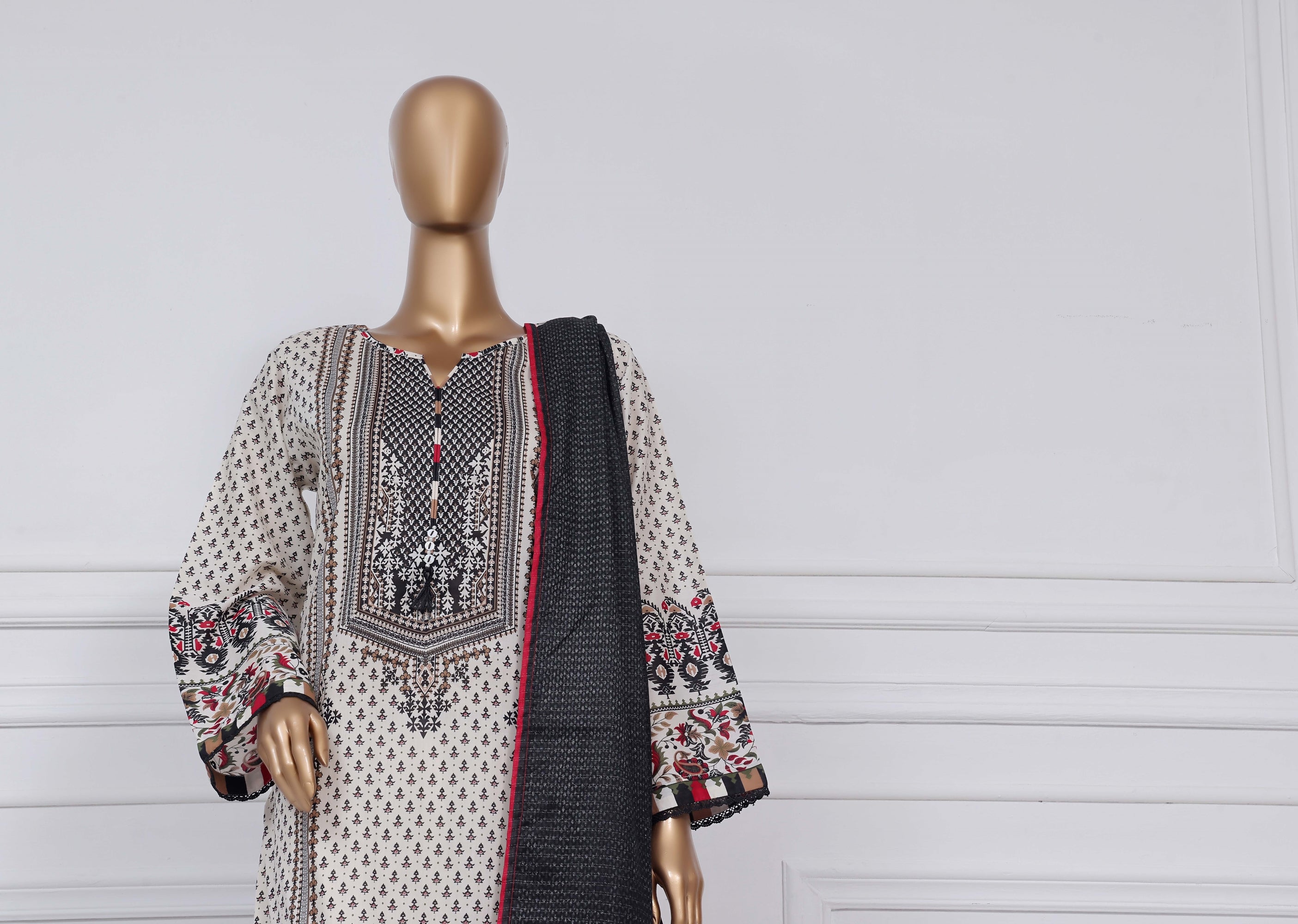 Sada Bahar Lawn 3 Piece Suit SBA173