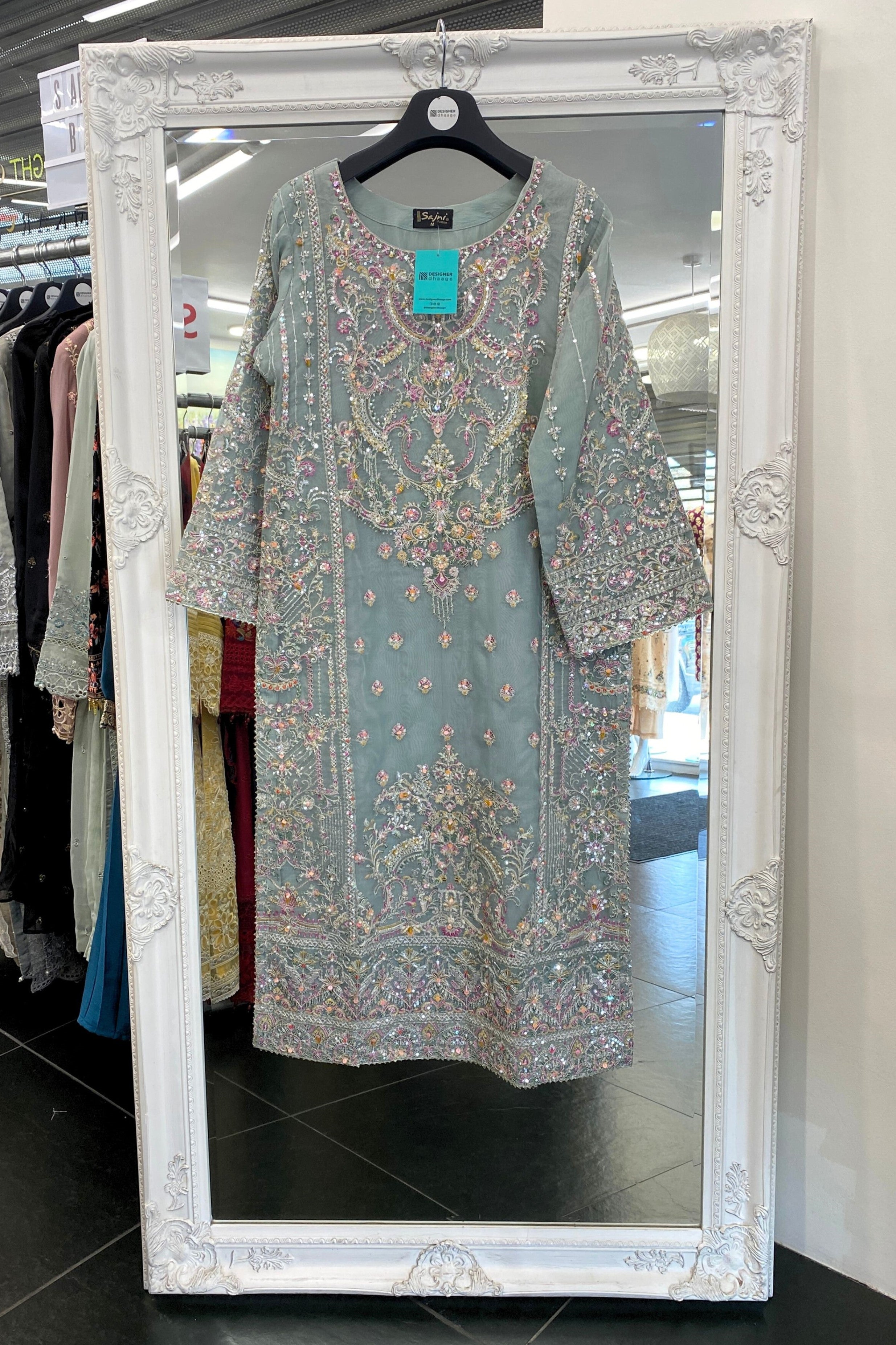 Sajni Embellished Organza Wedding Wear SAJ14