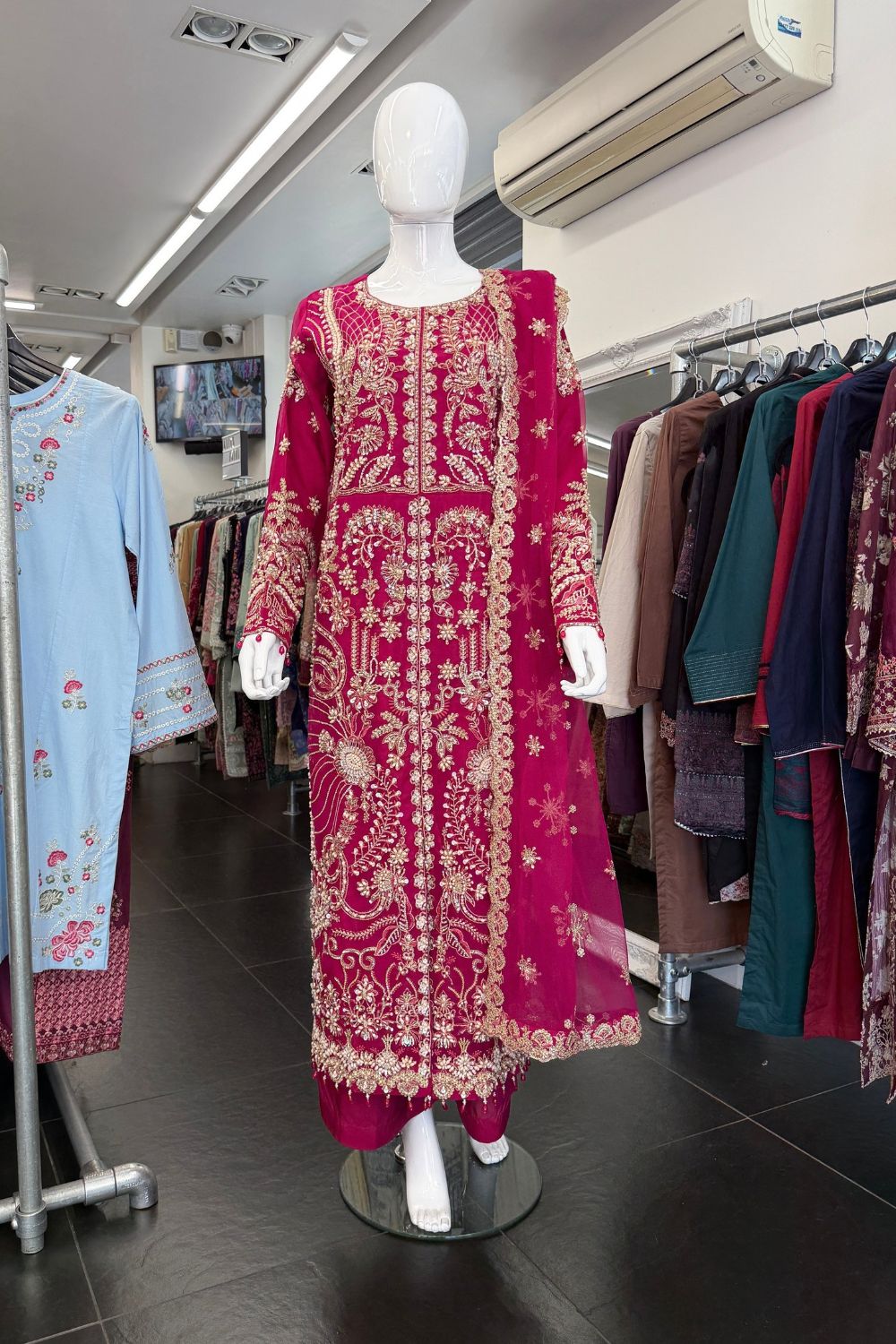 Sajni Embellished Organza Wedding Wear SAJ23
