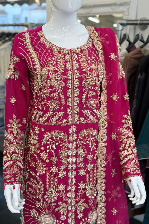 Sajni Embellished Organza Wedding Wear SAJ23