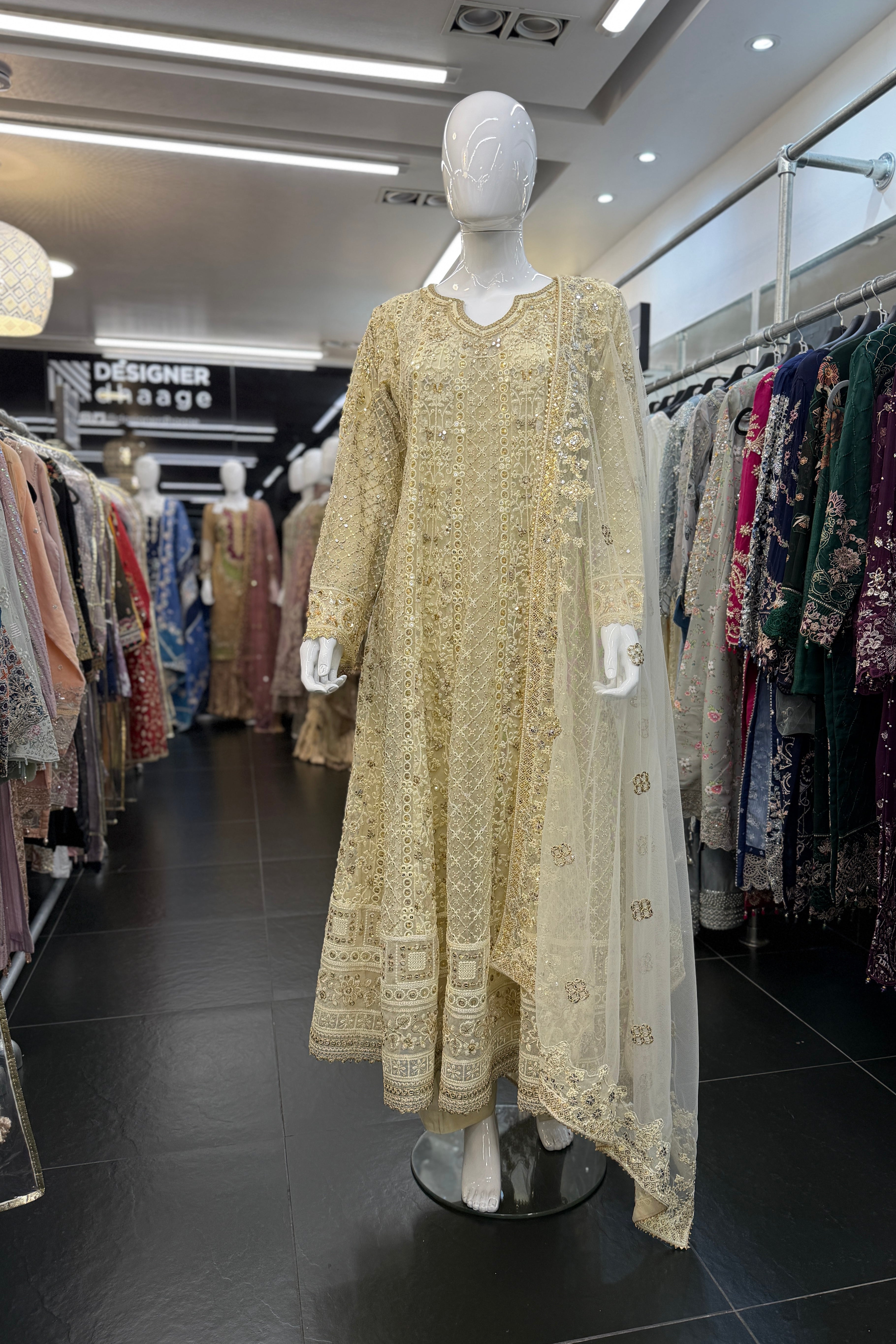 Sajni Embroidered Net Wedding Wear SAJ25