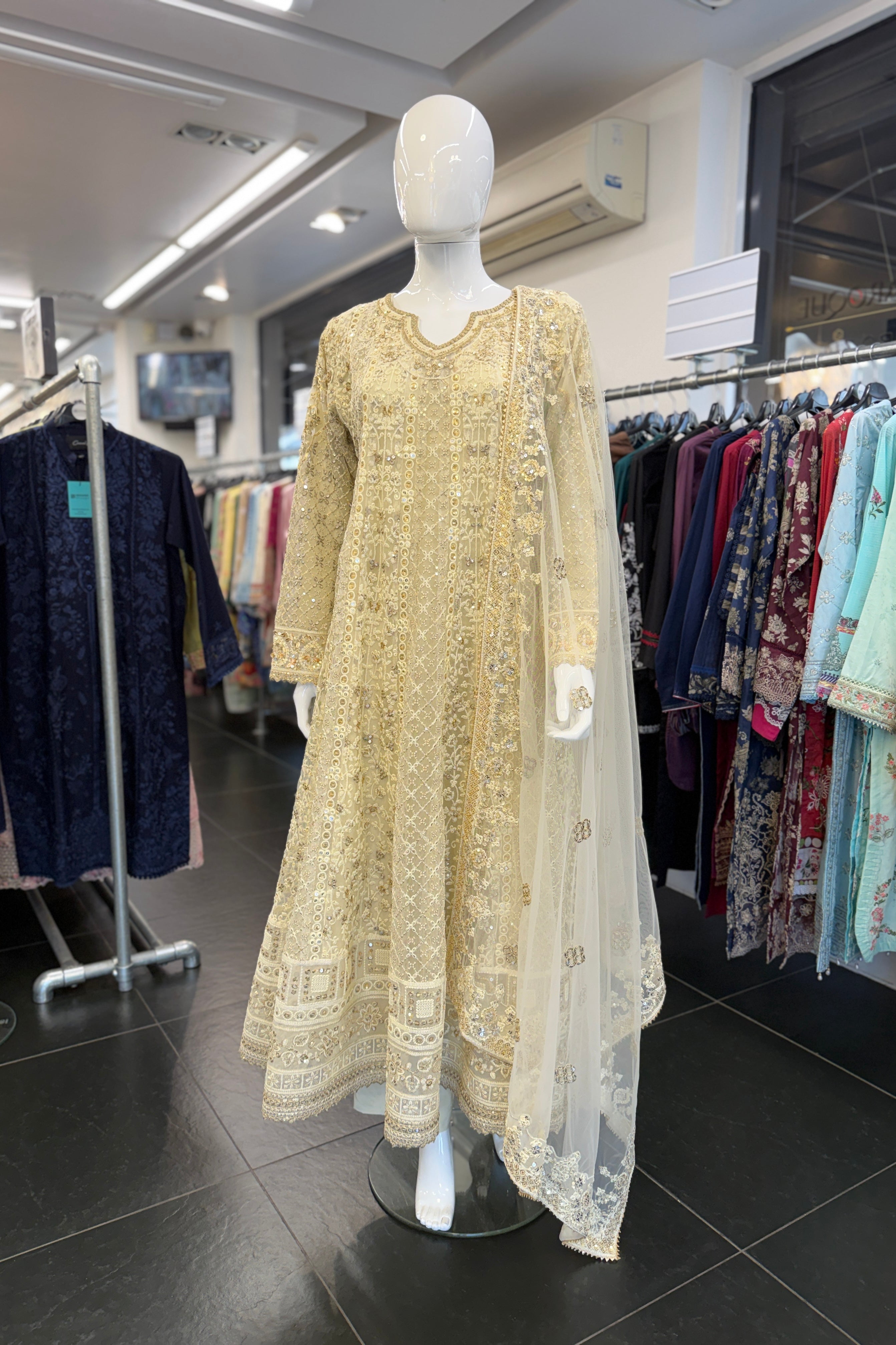 Sajni Embroidered Net Wedding Wear SAJ25
