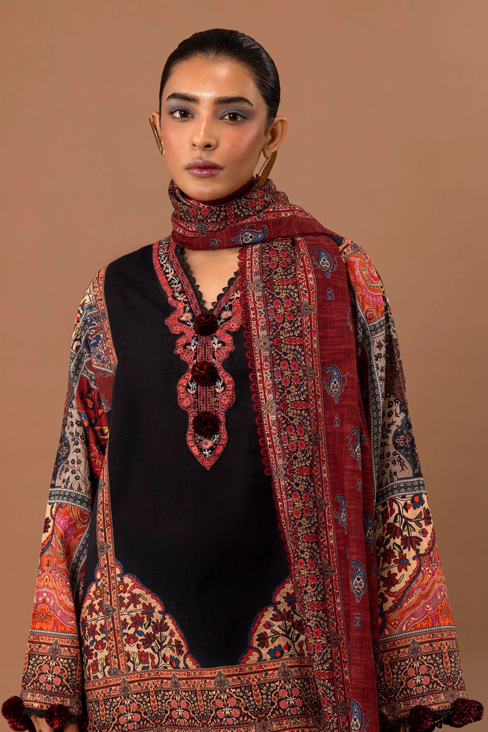 Sana Safinaz Mahay 19A Khaddar 3 Piece Shalwar Kameez SAN316
