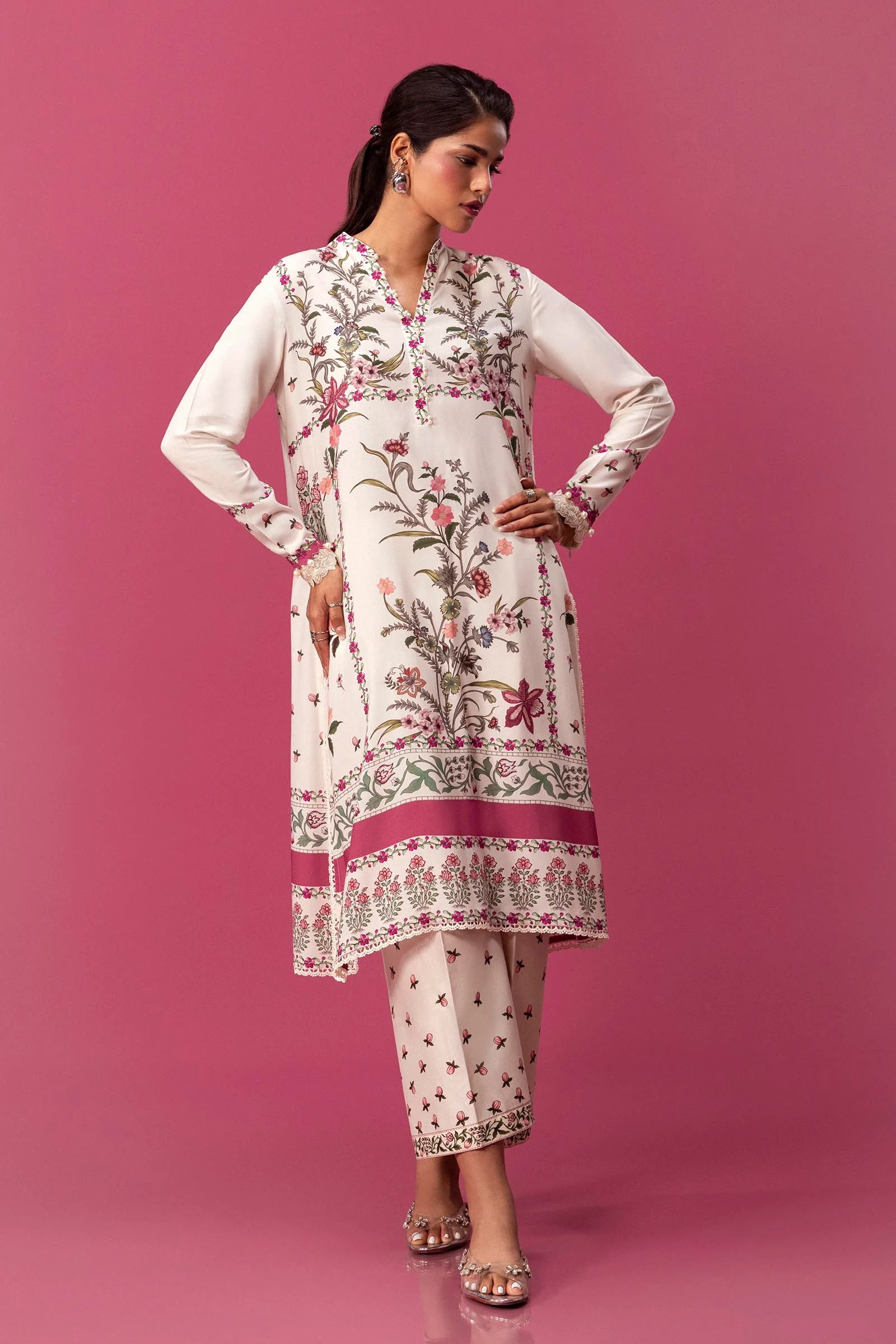 Sana Safinaz Mahay 7A Linen 2 Piece Suit SAN304