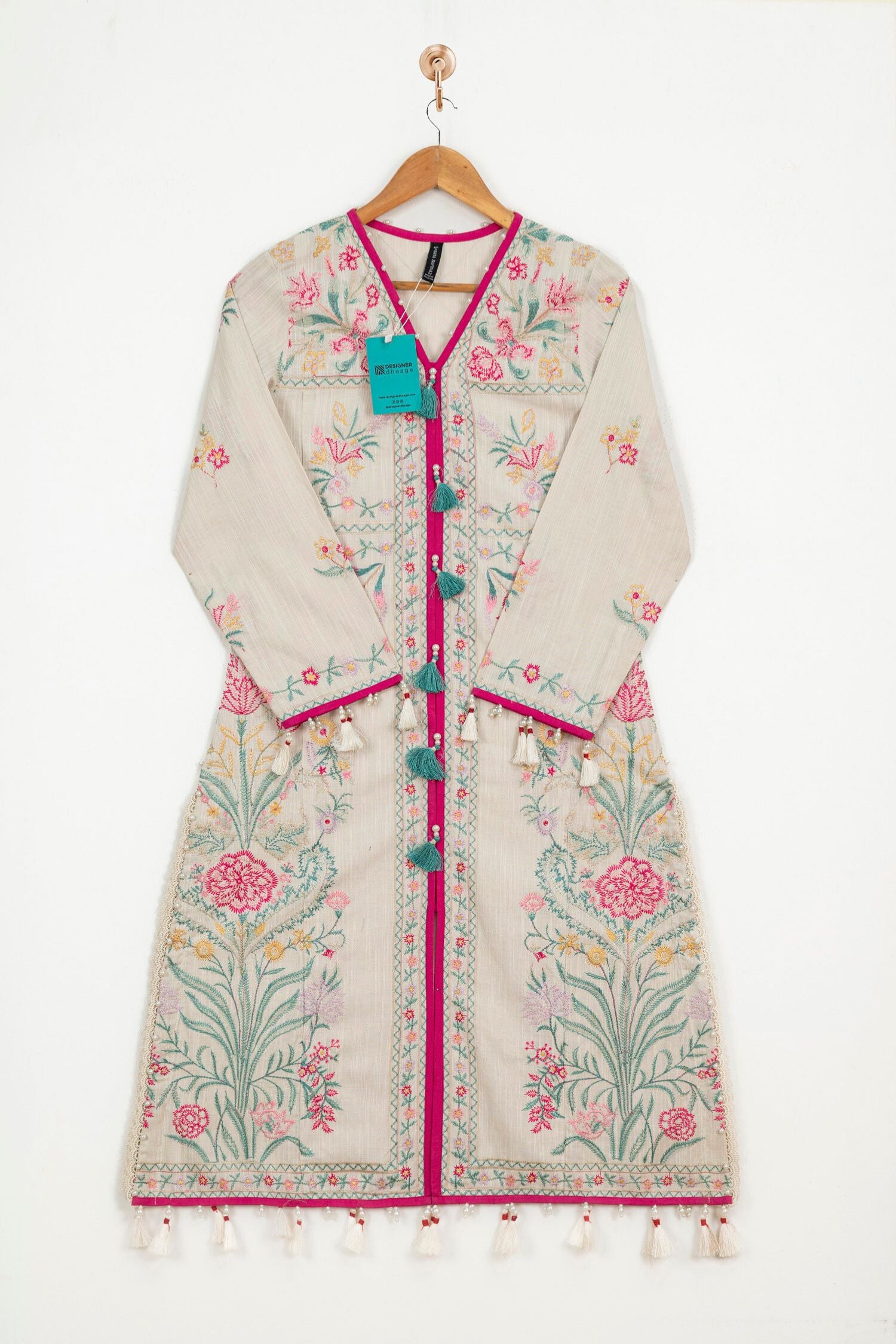 Sana Safinaz Muzlin 10A Embroidered Khaddar 3 Piece Suit SAN327