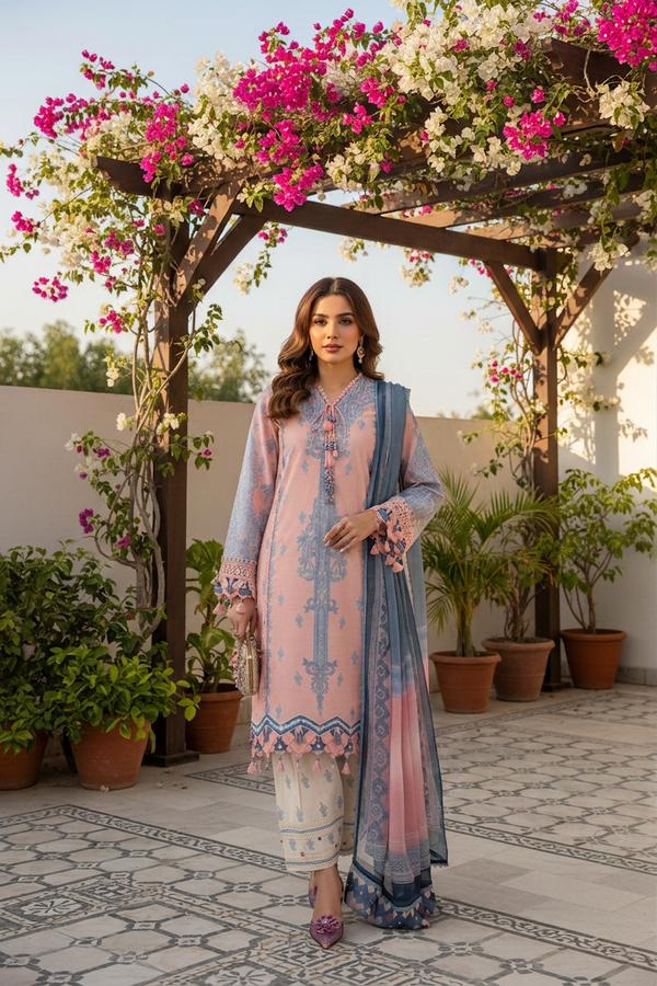Sana Safinaz Mahay 3B Embroidered Lawn Shalwar Kameez SAN297