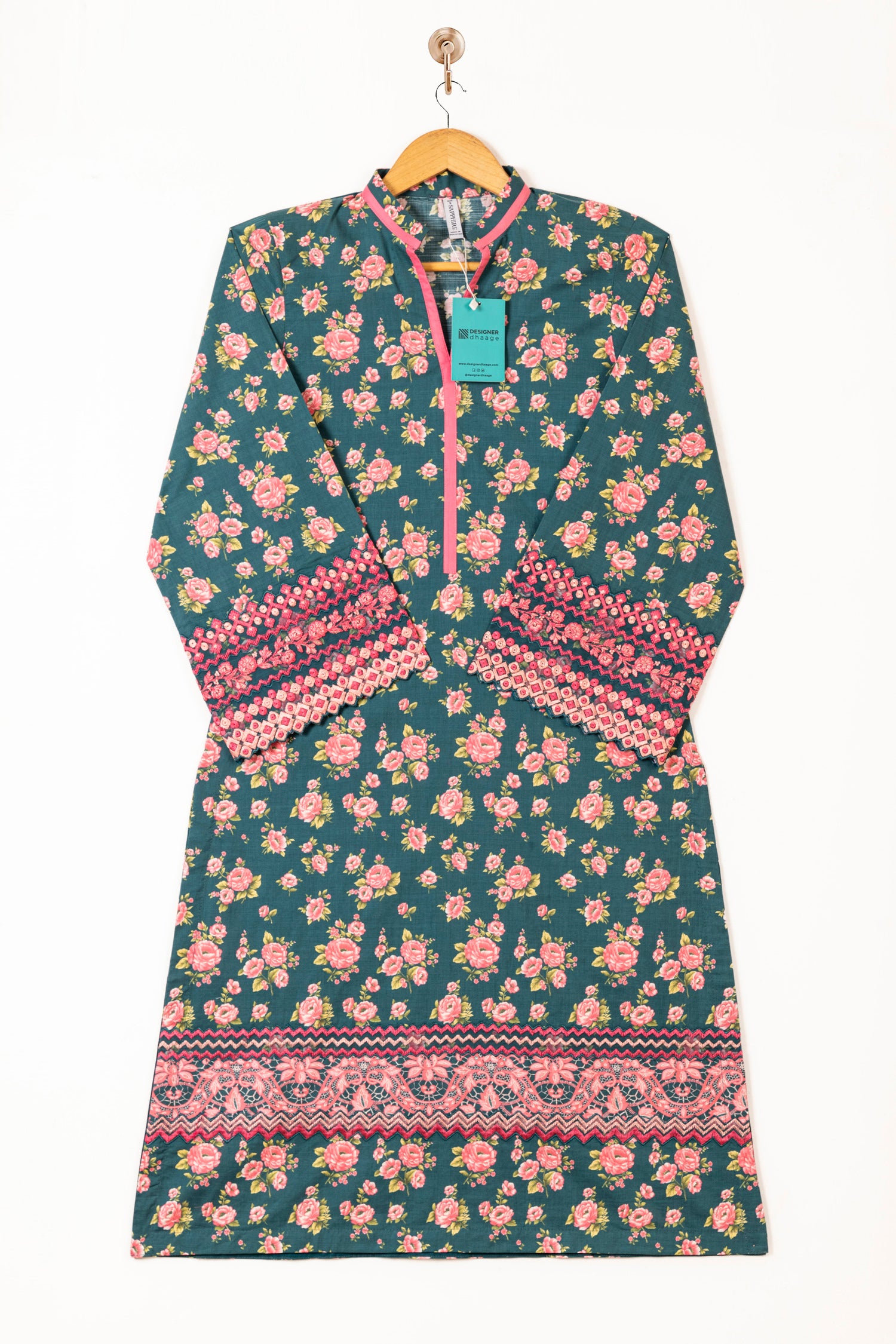 Sapphire Embroidered Cotton 3 Piece Suit SAP229