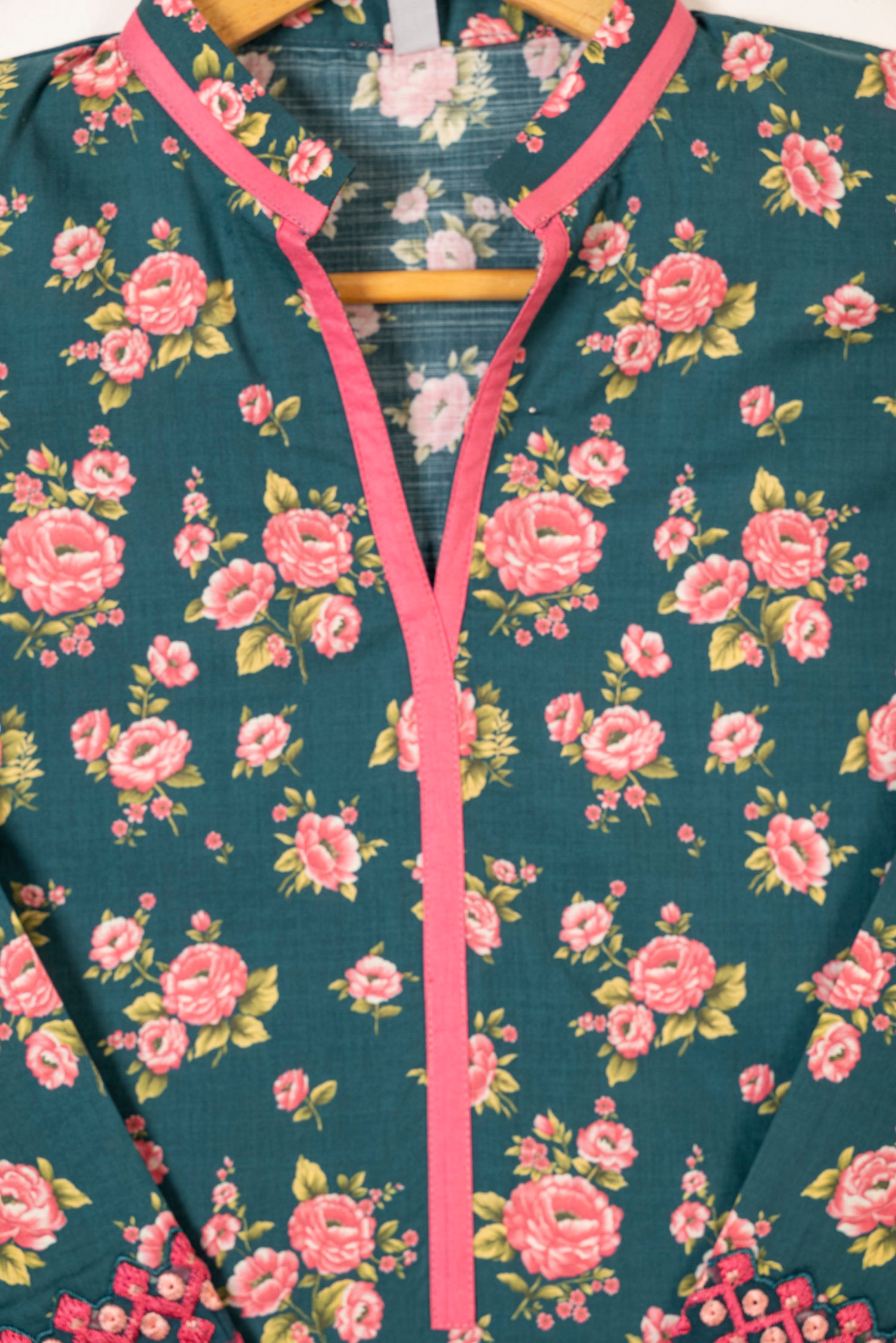 Sapphire Embroidered Cotton 3 Piece Suit SAP229