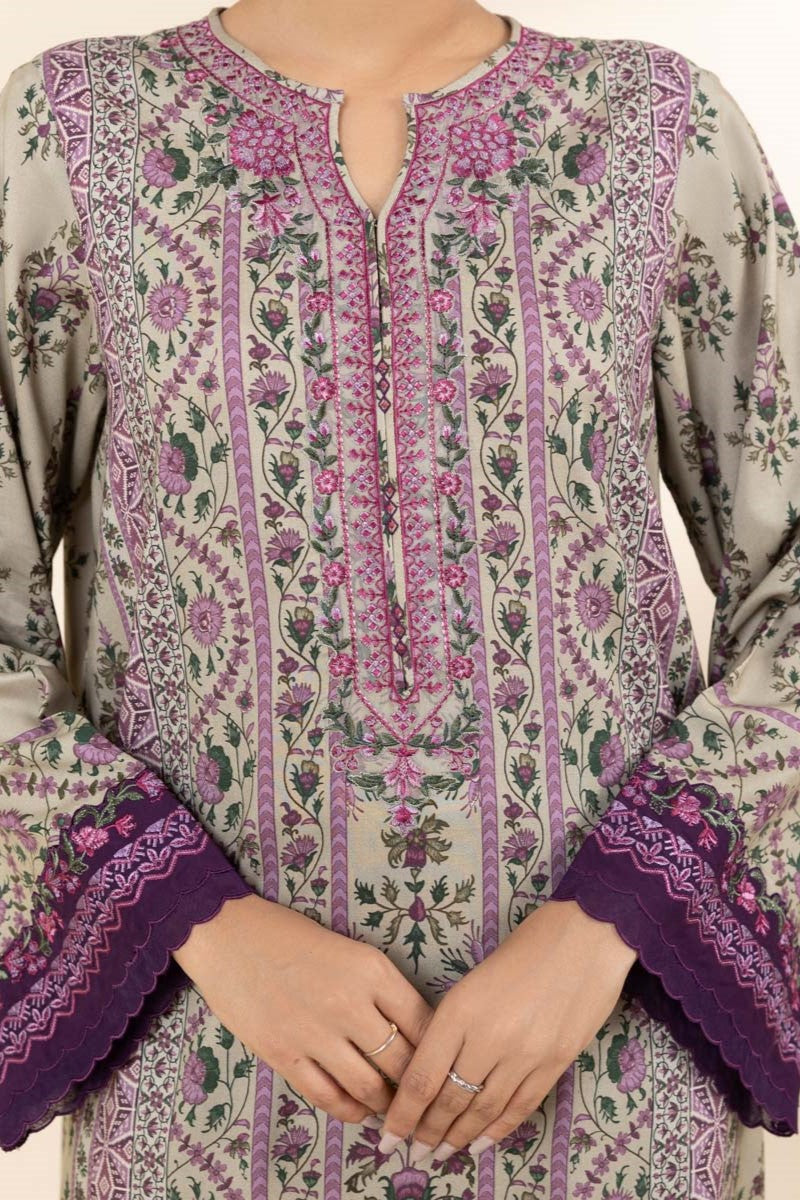 Sapphire Embroidered Linen 3 Piece Suit SAP211