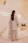 Simrans Embroidered Lawn 3 Piece Farshi Shalwar Suit SIM208