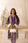 Simrans Printed Raw Silk 3 Piece Suit SIM189