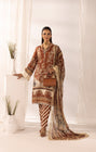 Simrans Printed Raw Silk 3 Piece Suit SIM191
