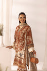Simrans Printed Raw Silk 3 Piece Suit SIM191