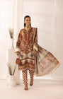 Simrans Printed Raw Silk 3 Piece Suit SIM191
