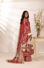 Simrans Printed Raw Silk 3 Piece Suit SIM190
