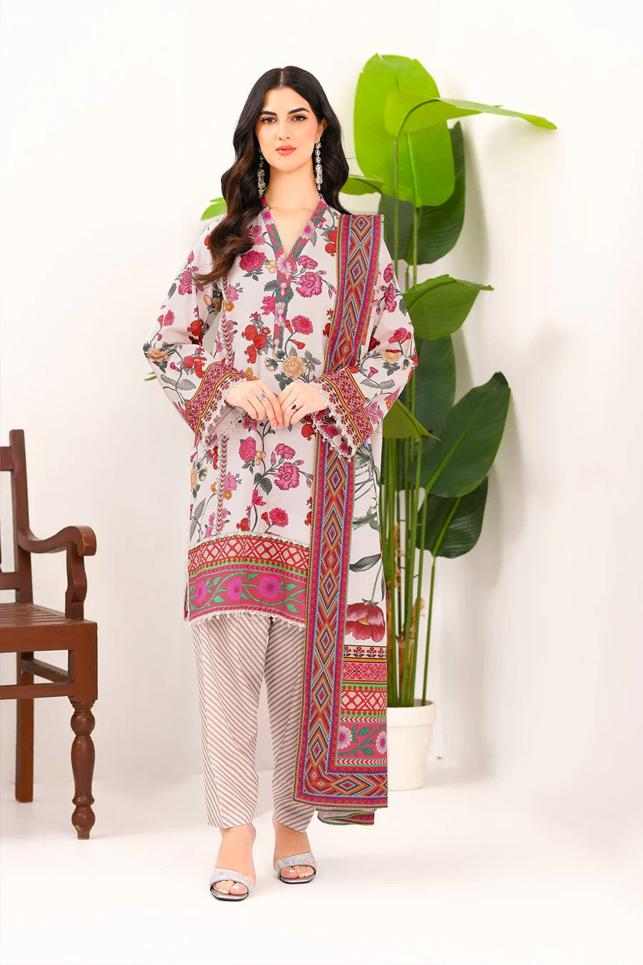 So Kamal Khaddar 3 Piece Suit SKA72