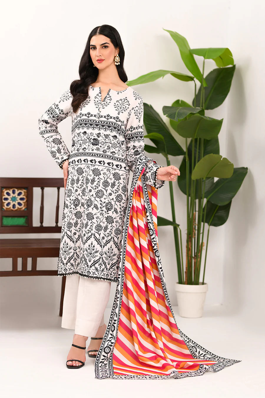 So Kamal Khaddar 3 Piece Suit SKA74