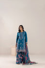 Traditional Threads Embroidered Linen 3 Piece Sharara TRA25