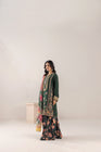 Traditional Threads Embroidered Linen 3 Piece Sharara TRA29