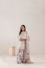 Traditional Threads Embroidered Linen 3 Piece Sharara TRA30