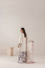Traditional Threads Embroidered Linen 3 Piece Sharara TRA30
