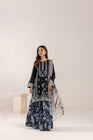 Traditional Threads Embroidered Linen 3 Piece Sharara TRA31