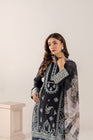 Traditional Threads Embroidered Linen 3 Piece Sharara TRA31