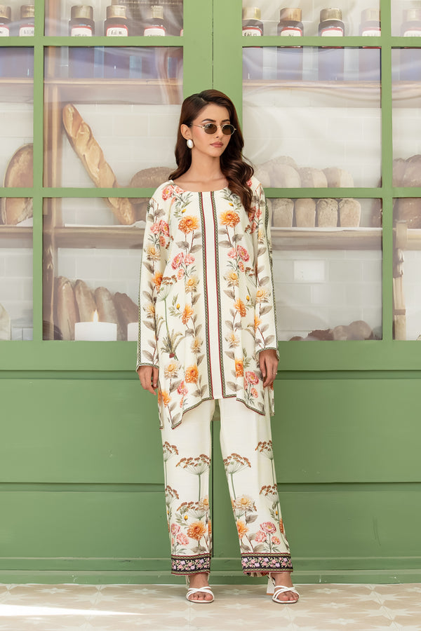 Wardah Uzair Cotton Silk Co-Ord Set WAR58