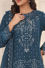 Wardah Uzair Embroidered Chiffon Gown Maxi Dress WAR64