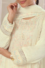 Wardah Uzair Embroidered Chiffon Gown Maxi Dress WAR65
