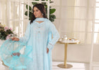 Wardah Uzair Embroidered Chiffon Gown Maxi Dress WAR67