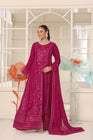 Wardah Uzair Embroidered Chiffon Gown Maxi Dress WAR68