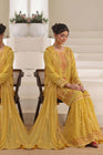Wardah Uzair Embroidered Chiffon Gharara WAR63