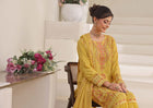 Wardah Uzair Embroidered Chiffon Gharara WAR63