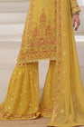 Wardah Uzair Embroidered Chiffon Gharara WAR63