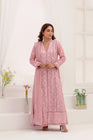 Wardah Uzair Embroidered Chiffon Maxi Dress WAR54