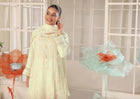 Wardah Uzair Embroidered Chiffon Gown Maxi Dress WAR65