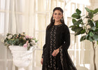 Wardah Uzair Embroidered Chiffon Gown Maxi Dress WAR66