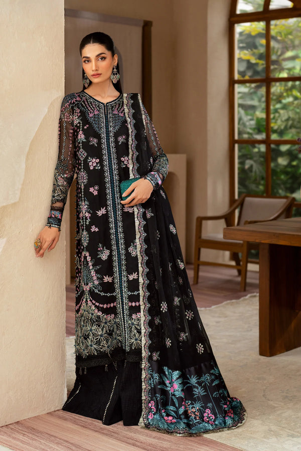 Xenia Antiha Embroidered Chiffon Formal Wear XEN07